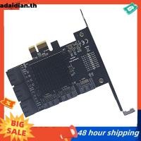 ราคา การ์ด PCI-E PCI-E 1X การ์ด 3 PCI 1X Express การ์ดขยาย PCI-E Controller Multiplier 6Gbps อะแดปเตอร์ขยาย (42218011504)