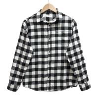 ราคา ZARA KIDS เสื้อเชิ้ต แขนยาว สีดำ-ขาว ลายสก๊อต มือสอง (49702814219)