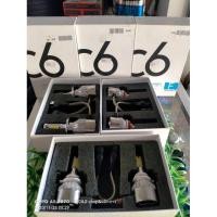 ราคา ไฟหน้า/ไฟตัดหมอกหลอดLED ยี่ห้อC6=1คู่ มีขั้วH4 H7 H1 9005 9006 H11 (8202115213)