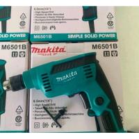 ราคา "มากีต้า"สว่านไฟฟ้า 6.5 มม.(1/4") 2 หุน รุ่น6501แถม ชุดดอกสว่าน 1 ชุด (24333084400)