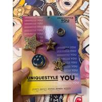 ราคา <การจัดส่งของกรุงเทพฯ> Jibbitz Crocs 100% แท้ Set ดาวโลหะใหม่ดวงจันทร์ (47803185071)