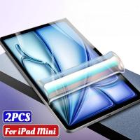 ราคา 1-2PCS HD Clear Hydrogel ฟิล์มสําหรับ Apple iPad Mini 6 7 5 4 3 2 1 แท็บเล็ตด้านหน้า + ด้านหลังป้องกันหน้าจอสําหรับ iPad Mini7 Mini6 Mini5 Mini3 Mini2 Anti-Glare Hydrogel Soft ฟิล์ม (44501739912)