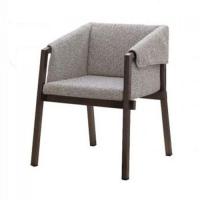 ราคา modernform อาร์มแชร์ รุ่น DESTIN ขาสีทองแดงเหลือง หุ้มผ้าสีเทา (15925945009)