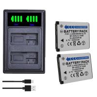 ราคา 2x 0 EN-EL10 Digital Camera Batteries +LCD Dual Charger for Nikon S600 S700 S80, Coolpix S3000 6 (26658973364)