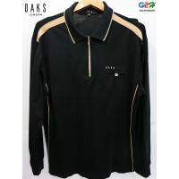ราคา DAKS LONDON แท้ เสื้อยืดโปโลแขนยาวสปอต (1272449342)