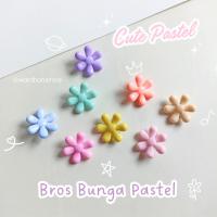 ราคา เข็มกลัดดอกไม้พาสเทล [5 พันได้ 3 ชิ้น] | ผ้าโบรเคดสีพาสเทลน่ารัก (24711227265)