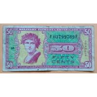 ราคา ธนบัตรสหรัฐอเมริกา 50 Cents ปี 1958-1961 Military Payment Certificate (25316936826)