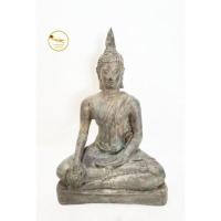 ราคา พระพุทธรูป ปางสดุ้งมาร ปางมารวิชัย หน้าตัก 5" เนื้อทองเหลือง ทำผิวกรุ (17438281250)