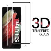 ราคา Samsung Galaxy S20 S21 Ultra S10 9 8 Plus Note 10 9 8 Plus ฟิล์มกันรอยกระจกนิรภัย 3D แบบเต็มปก (7019256424)