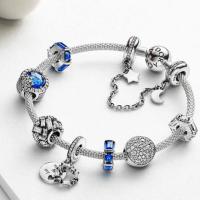 ราคา ♞Pandora silver charm Chiselled Elegance Charm 925 silver Square for Pandora silver charm brac (24578054918)