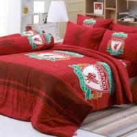 ราคา ผ้าปู+ผ้านวม ผ้าห่ม 6ฟุต ลิเวอร์พูล Liverpool ยี่ห้อ Tulips (4939913746)