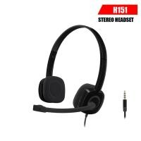 ราคา Logitech H151 Stereo Headset with Noise-Cancelling Mic หูฟังสเตอริโอพร้อมไมโครโฟนตัดเสียงรบกวน (25151404303)
