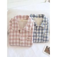 ราคา ชุดนอน ชุดนอนเด็ก ชุดนอนสไตล์มูจิ สำหรับทั้งชายและหญิง ทำจากผ้าฝ้ายแท้ เหมาะสำหรับฤดูกาลใบไม้ผลิและใบไม้ร่วง (54252711335)