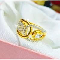 ราคา didgo2 W32 แหวนแฟชั่น*** แหวนฟรีไซส์** แหวนทอง แหวนเพชร แหวนใบมะกอก แหวนทองชุบ แหวนทองสวย (22502265424)