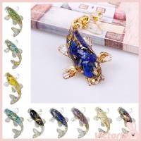 ราคา วิก เครื่องประดับปลาประดิษฐ์รูปปลาคริสตัลธรรมชาติตุ๊กตาปลาเดสก์ท็อปรูปปั้นเรซิน (48052891954)