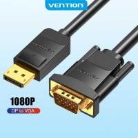 ราคา Vention Displayport to VGA Cable DP to VGA Male to Male อะแดปเตอร์เชื่อมต่อ 1080P สําหรับแล็ปท็อป โปรเจคเตอร์ มอนิเตอร์ พอร์ตแสดงผล อะแดปเตอร์ VGA (24604831954)