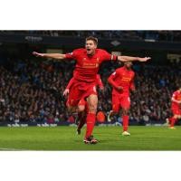 ราคา Steven Gerrard สตีเวน เจอร์ราร์ด โปสเตอร์ลิเวอร์พูล Liverpool The Kop YNWA โปสเตอร์ Poster วอลเปเปอร์ ฟุตบอล Football (7955579077)