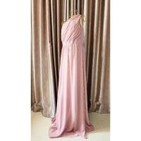 ราคา ชุดราตรีสีชมพู ชุดออกงานสีชมพู ไซส์ XL ชุดราตรี ชุดออกงาน ชุดเพื่อนเจ้าสาว ชุดไปงานแต่ง สีชมพู ชุดเดรสยาว สีชมพู (28583417017)
