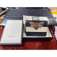 ราคา Gucci กุชชี่กรเป๋าสตางค์ใบเล็ก ของแท้มือสอง กล่อง ถุงกันฝุ่นไม่มีการ์ด (17086233458)