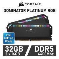 ราคา RAM CORSAIR DOMINATOR PLATINUM RGB DDR5 32GB (2x16GB) DDR5 6400 CL32-40-40-84 (CMT32GX5M2B6400C32) (28812600983)