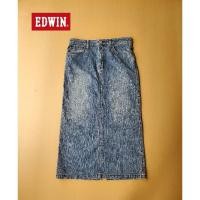 ราคา กระโปรงยีนส์ยาวทรงวินเทจ something by Edwin (26125936844)