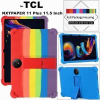 ราคา for TCL NXTPAPER 11 Plus 11.5 Inch Case Tablet PC Kickstand Funda with 4 Shockproof Airbags Safety Back Cover (41604798276)