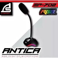 ราคา ไมค์สตรีมเกมมิ่ง Signo E-Sport (MP-702) ANTICA RGB Desktop Microphone (11417674041)