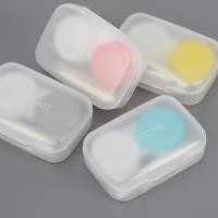 ราคา พร้อมส่ง✨ ตลับคอนแทคเลนส์ ขนาดพกพก ที่ใส่คอนแทคเลนส์ คอนแทคเลนส์ ตลับ ตลับใส Pink (19652654682)