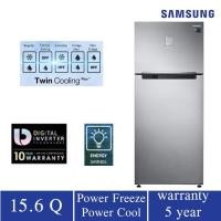 ราคา samsung ตู้เย็น 2 ประตู RT43K6230S8/ST 15.6 คิว พร้อมด้วย Twin Cooling, 442L 15.6 Q (7534135432)