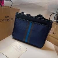 ราคา Coach C5291 Thompson Crossbody In Signature Jacquard With Varsity Stripe กระเป๋าสะพายข้าง