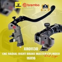 ราคา ปั้มบน Brembo Racing โลโก้แดง เบอร์ 16 ขวา Radial Brake Master Cylinder Brembo 16x16 CNC Billet (รับประกัน 6 เดือน) (42253936869)