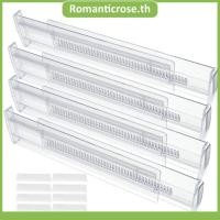 ราคา 4packลิ้นชัก Dividers 11.3in-19.7in ลิ้นชักปรับ Organiser Divider 3.2in ลิ้นชักใสสูงแยกขยายได้ SHOPSKC7222 (28367475745)