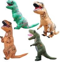 ราคา ชุดแฟนซีเป่าลม ชุดไดโนเสาร์เป่าลม T Rex แบบเปิดหน้าและปิดหน้า สำหรับผู้ใหญ่และเด็ก (6428917619)