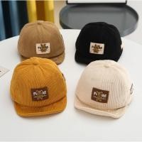 ราคา [พร้อมส่ง] หมวกเด็ก 5เดือน - 3ปี รอบหัว:48-50 cm. หมวกแก๊ป (Cap) ผ้าลูกฟูกสีพื้น ติดตุ๊กตาหมี ติดป้ายโลโก้ KENZO (23350153687)