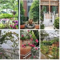 ราคา ซุ้มไม้เลื้อย ซุ้มกุหลาบ เลื้อย โครงไม้เลื้อย ซุ้มงานแต่ง เหล็กโค้งรูปตัวยู ค้างไม้ เหล็กโค้งสำเร็จรูป โครงกุหลาบเลื้อย (8376447562)