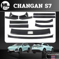 ราคา CHANGAN S07สคัพเพลทลายคาร์บอน กันรอยขีดข่วนกันรอยท้ายรถ เพิ่มความสวยงาม สคัพเพลท scuff plate คาร์บอน ส่งจากไทย (27330020373)