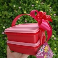 ราคา Tupperware ปิ่นโตแสนดี ความจุชั้นละ790มล. รุ่นยอดนิยม มีฝาปิดทุกชั้น (18486301315)