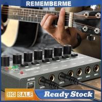 ราคา 4/6/8 ช่อง Mini Sound Mixer พร้อมการควบคุมระดับเสียงแยก TYPE-C 5V 2A คีย์บอร์ดผสม Bass Mixer สําหรับคลับขนาดเล็กและบาร์สําหรับ Sub-Mixing (47602406441)