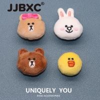 ราคา JJBXC ตัวติดรองเท้า charm ตุ๊กตาสัตว์น่ารัก 3D line friends ลายหมี ลูกไก่ และกระต่าย ดีไซน์มินิ สีสดใส ติดแน่น อุปกรณ์ตกแต่งรองเท้า (44953025811)