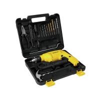 ราคา STANLEY รุ่น SDH600KV-B1 ชุดสว่านกระแทก 13 มม. 600 วัตต์ พร้อมเครื่องมือช่างและอุปกรณ์เสริม 13 ชิ้น (40877247432)