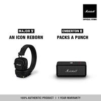 ราคา [BUNDLE SET] MARSHALL Major V Black X Emberton II Black and Steel - รับประกัน 1 ปี + ส่งฟรี - หูฟังครอบหู ลำโพงบลูทูธ (28707951360)