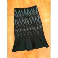 ราคา กระโปรงลายไทยสีดำ ผ้ายืด ทรงหางปลา (18926974189)