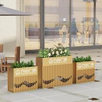 ราคา New!! กระถางต้นไม้ กระถางดอกไม้ กระถางสีทอง สไตล์ มินิมอล มี2ขนาด (22718199383)