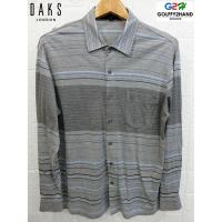 ราคา DAKS LONDON แท้ เสื้อเชิ๊ตแขนยาวสปอตเทาลาย (4545950046)