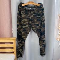 ราคา กางเกงเลคกิ้ง SHEIN มือสอง ลายทหาร เสื้อผ้าสาวอวบ ไซส์ 1XL (15607855559)