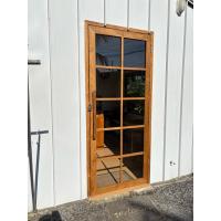 ราคา บานประตูไม้สักเก่า รวมใส่กระจก (52802002482)