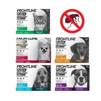 ราคา Frontline Plus ฟรอนท์ไลน์ พลัส ยาหยดกำจัดเห็บหมัด เห็บแมว หมัด แมว หมา สุนัข (24112498191)