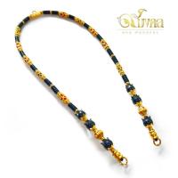 ราคา สร้อยกะลา/ไม้งิ้วดำคล้องพระเลี่ยม3หูหรือตะกรุด"เม็ดทองเลเซอร์"ข้อแต่งทองไมครอนลงยา ความยาวเลือกได้ที่ตัวเลือกสินค้า (41751009530)