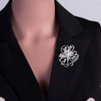 ราคา เข็มกลัดเงินประดับมุกรูปดอกไม้ประดับเพชรรัสเซีย (1453630358)