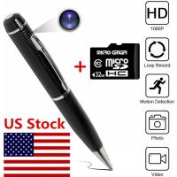 ราคา 2025 ใหม่ Mini ปากกากล้อง Full HD 1080P Video Body Cam DV/DVR Recorder 32GB (28981243057)